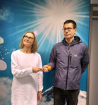 Kaksi vuotta seuraa johtanut Jouko Reponen luovuttaa puheenjohtajan nuijan vuodenvaihteessa Laura Flöjt-Leinoselle.