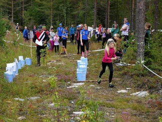 Lähtöportaissa ei ollut ruuhkaa...