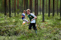 Fiilistelukuvia viimeiseltä rastilta. Tulossa ja menossa...