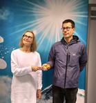 Kaksi vuotta seuraa johtanut Jouko Reponen luovuttaa puheenjohtajan nuijan vuodenvaihteessa Laura Flöjt-Leinoselle.